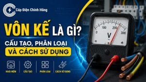 Vôn kế là gì? Cấu tạo, phân loại và cách sử dụng chuẩn nhất