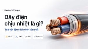 Dây điện chịu nhiệt là gì? Top vật liệu cách điện tốt nhất