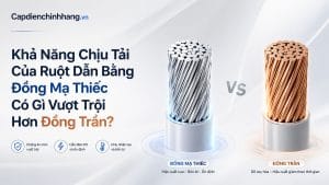 Ruột dẫn đồng mạ thiếc: Khả năng chịu tải vượt trội thế nào?