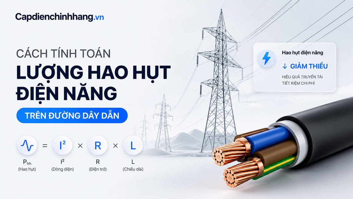 Cách Tính Toán Lượng Hao Hụt Điện Năng Trên Đường Dây Dẫn