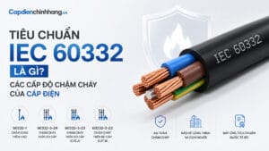 Tiêu Chuẩn IEC 60332 Là Gì? Các Cấp Độ Chậm Cháy Của Cáp Điện
