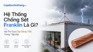 Hệ Thống Chống Sét Franklin Là Gì? Vai Trò Của Cáp Đồng Trần Trong Tiếp Địa